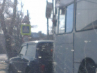 В Таганроге столкнулись «Нива» и автобус