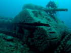  Под Таганрогом танк Т-34 не получилось поднять со дна реки, помешали снаряды