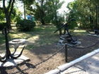 В Приморском парке Таганрога появилась Аллея якорей