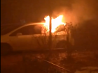 Очередной автомобиль сгорел в Таганроге ночью