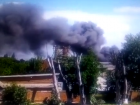 В Таганроге произошел пожар в районе элеватора