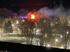 Приморский парк Таганрога ночью был охвачен огнем