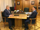 Василий Голубев попросил у вице-премьера России помощи в укреплении берегов Таганрогского залива 