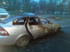 В Таганроге глубокой ночью сгорела "Лада Приора"