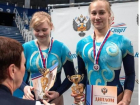 Таганрогские батутистки допрыгнули до второго места чемпиона России
