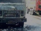 В Таганроге в кабине большегруза заживо горел водитель