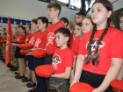 Таганрогских школьников посвятили в юнармейцы