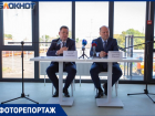 Фоторепортаж с пресс-конференции Александра Скрябина в Таганроге