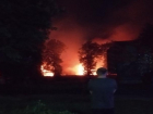 В Таганроге горел и полыхал  большой склад