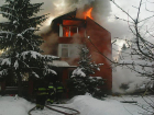 И снова пожар: в таганрогском садовом товариществе "Дружба" горел частный дом