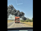 В селе под Таганрогом горел заброшенный завод