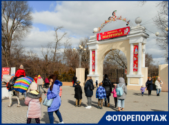 Таганрожцы в ожидании Масленичных гуляний пришли в Парк Горького, а он закрыт 