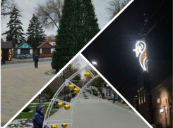 Таганрог наряжается к новогодним и рождественским праздникам