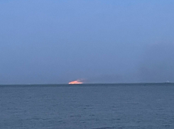 Показываем, как из Таганрога было видно горящую в Мержаново траву 