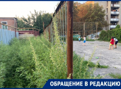 Спорт не для масс?: таганрожцы просят привести в порядок площадку на Ломоносова