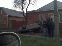 В Таганроге перевернулся «Хендай Акцент»