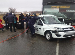 На трассе М-4 в ДТП попал автобус «Москва-Таганрог»