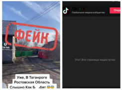 «Слышно, как б*мбят»: очередной фейк о Таганроге удалили из «ТикТока»