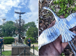 Кованные журавли из Таганрога появились в Туапсе на памятнике погибшим в СВО