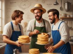 Блины не переворачиваются? Ученые объяснили, как правильно их подбрасывать с помощью законов физики