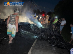 Под Таганрогом упал беспилотник на жилой дом 