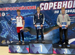 Таганрожцы блестяще представили область на Всероссийских соревнованиях по подводному спорту