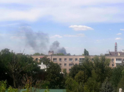 Крупный пожар начался в Таганроге