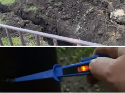 После обращения в прокуратуру демонтировали столб, который бил током в парке им. 300-летия Таганрога