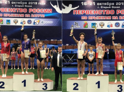 Таганрожцы выиграли 4 медали на Первенстве России по прыжкам на батуте