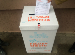 Таганрожцы  голосуют за Президента, парки и скверы - явка за два часа до закрытия участков - 52, 2 процента