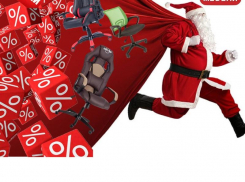 Дед Мороз дарит подарки, а «Центр офисной мебели» - скидки!*   