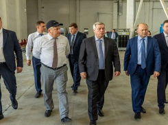 Визит Губернатора на площадку прицепной и навесной техники Ростсельмаш в Таганроге