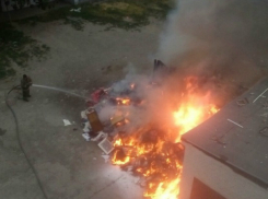 В Таганроге начали гореть свалки