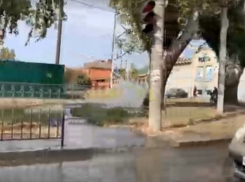 На улице Морозова в Таганроге появился фонтан