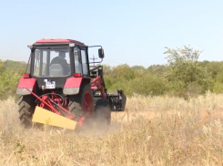 Против огня - трактор: как защищают сёла под Таганрогом от пожаров