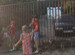 Даже замок не остановил таганрожцев, жаждущих поплавать