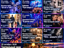 Афиша в Таганроге: предстоящая неделя будет яркой на события