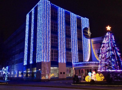 Чтобы полюбоваться самой красивой елкой Таганрога, жители едут на Западный