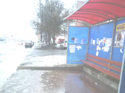 Остановочный павильон для галочки соорудили на Сызранова в Таганроге