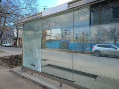 Разбитая в январе остановка на Греческой по-прежнему находится в плачевном состоянии