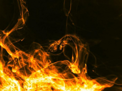 Во время пожара под Таганрогом пострадала хозяйка дома