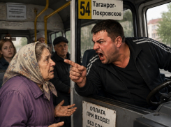 «Уселась еще здесь!»: водитель маршрута Таганрог-Покровское забуллил ветерана МВД