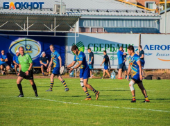 В Таганроге прошёл матч Премьер-лиги России по регби