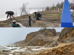 Море стирает историю: памятник красноармейцам у берега Таганрогского залива находится в опасности