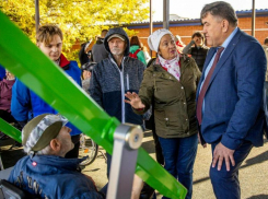 В Таганроге состоялось открытие новой спортплощадки