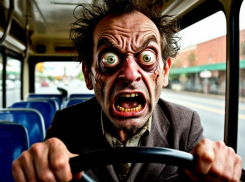 «Когда ну очень спешишь»: таганрогский маршрутчик летел так быстро, что облил людей грязью