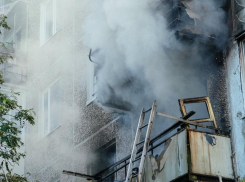 В Таганроге произошёл пожар в жилом доме