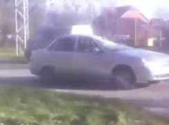 В Таганроге упавшее дерево раздавило автомобиль