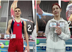 Таганрожцы отличились в прыжках на батуте в Азове 