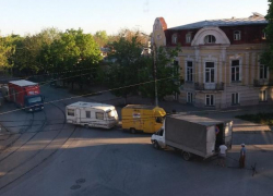 Из-за съемок "Инкубатора" вновь перекрыли часть улиц в Таганроге